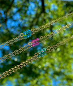 Bracelet ELAYA, coloré, doré